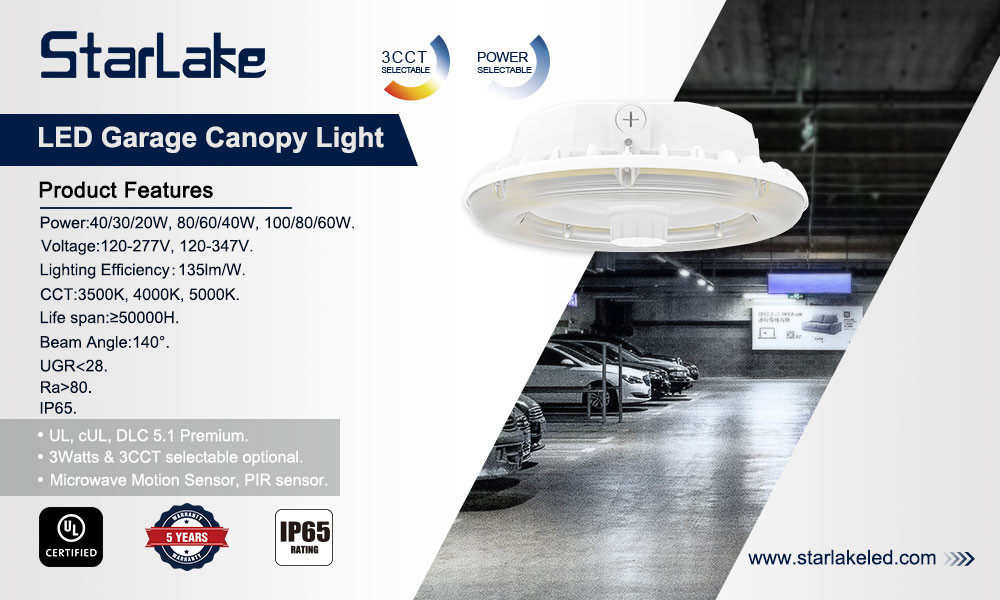 Long Lasting LED Garage Canopy Lights IP65 For Brighter Spaces