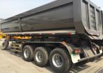 Heavy Equipment Semi Trailer Storage Boxes , Hydraulic Semi Flatbed Trailers