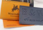 Laser Engraved Leather Patches