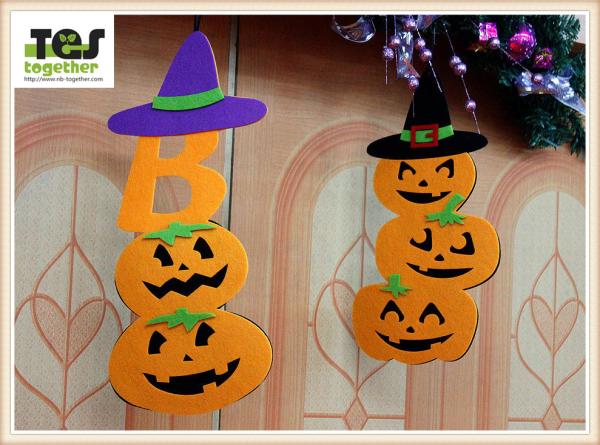 New Halloween pendant non - woven pendant creative festive fence blanket