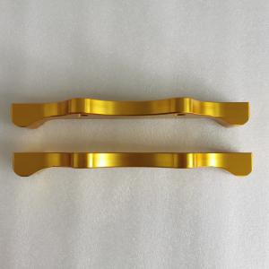 Quality Oxidation Gold Aluminum 7075 Brake Caliper Bracket Front Car Parts wholesale