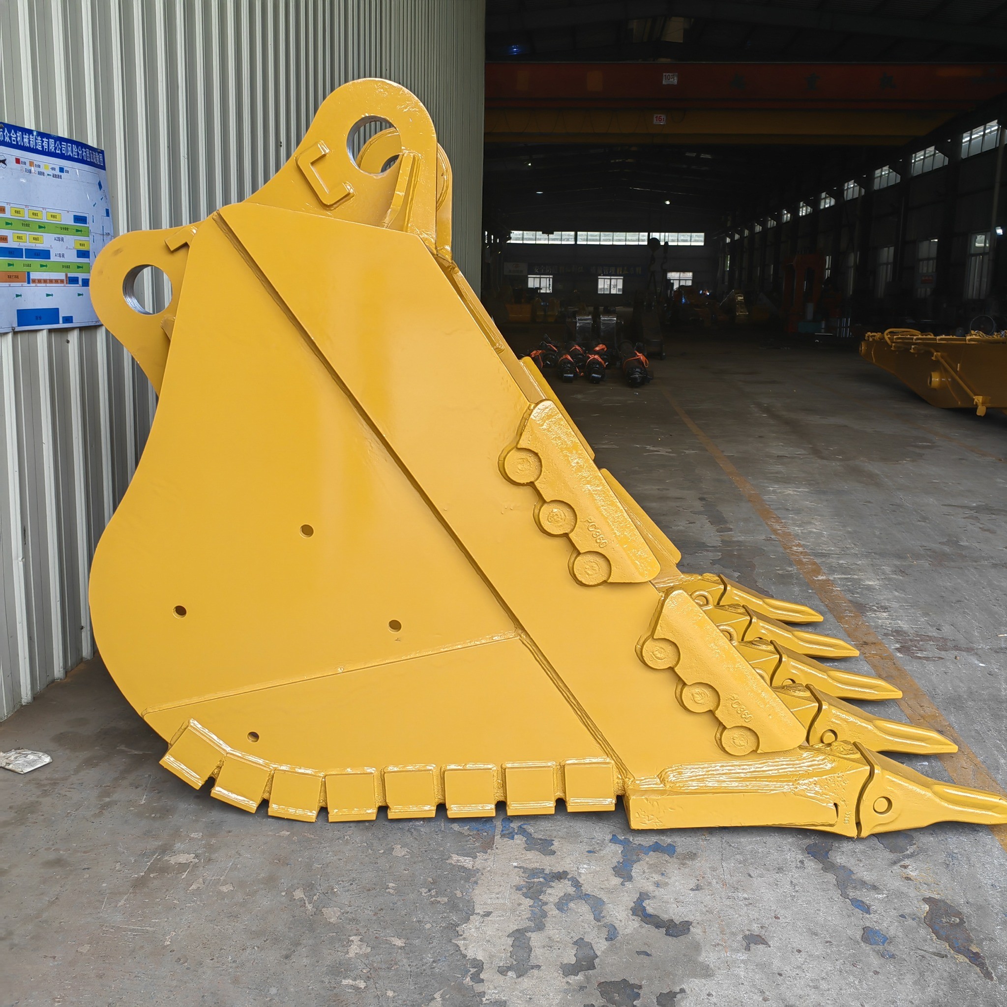 Customized Excavator Bucket For CAT320 Telescopic Arm 25T