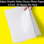 A4 A3 Paper Pulp Double Side Glossy Photo Paper