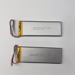 Quality 3.7V 5441113 Li Ion Polymer Battery 3000mah For Portable Devices With Easy Film Formation wholesale