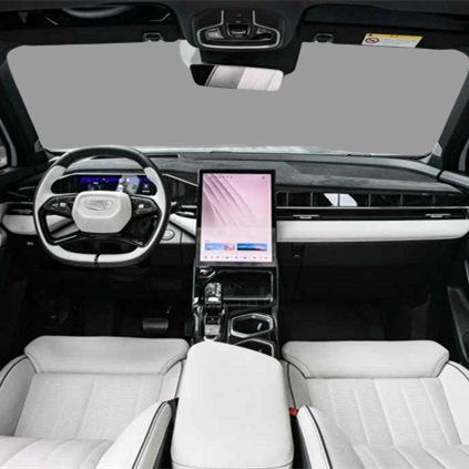 Electric Geely Boyue L SUV 5 Seater Gasoline Powered Hybrid 1.5T Fast Speed Exterior Rearview Mirror Maximum Power 200-250Ps