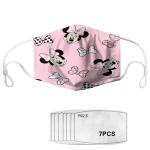 Cartoon Printed Cloth Face Masks for Kids