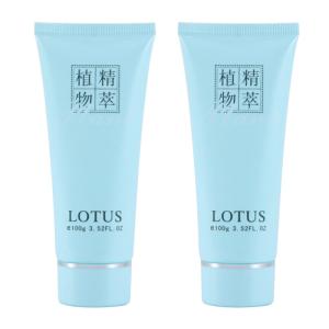 Quality 100g 3.52OZ Blue Plastic Cosmetic Tubes PE Empty Lotion Squeeze Bottles wholesale