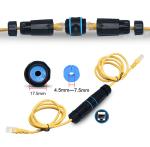 Outdoor IP68 Inline Waterproof Connector CAT6 STP Female To Female