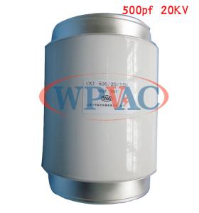 Quality Small Size Fixed Ceramic Vacuum Capacitor CKT500/20/120 500pf 20KV Save Space wholesale