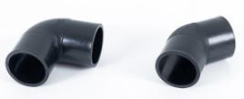 Quality Black Polyethylene Pipe Fittings 20mm Butt Fusion Elbow wholesale