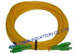 PVC SM Fibre Optic Patch Cables SC / APC Duplex Low Insertion Loss