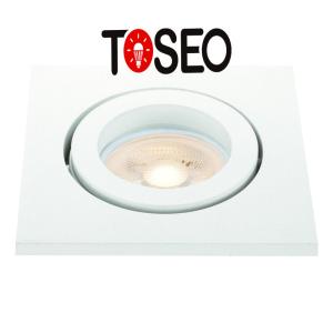Quality Adjustable Mr16 Aluminium Ceiling Downlight Square Recessed White wholesale