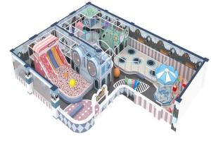 China 4m Height Commercial Soft Play Equipment Indoor Kids Toys Jumping For Shopping Mall on sale
