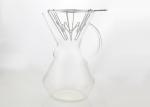 Pour Over Coffee Maker Suit Paper Filter Holder Stainless Steel Stand