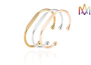 Quality Solid Brass Flat Cuff Bracelet wholesale