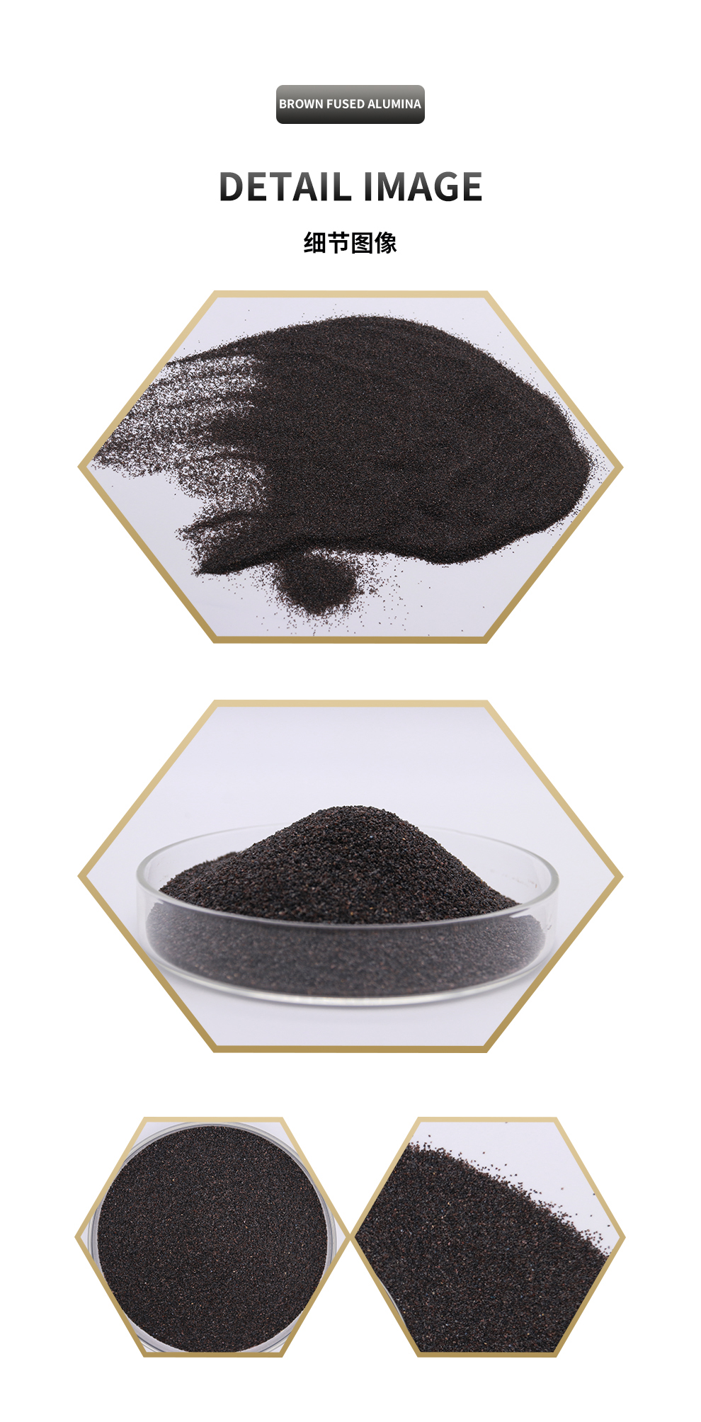 Al2O3 Content Brown Fused Alumina Aggregate for Refractory Castable and Brick Making
