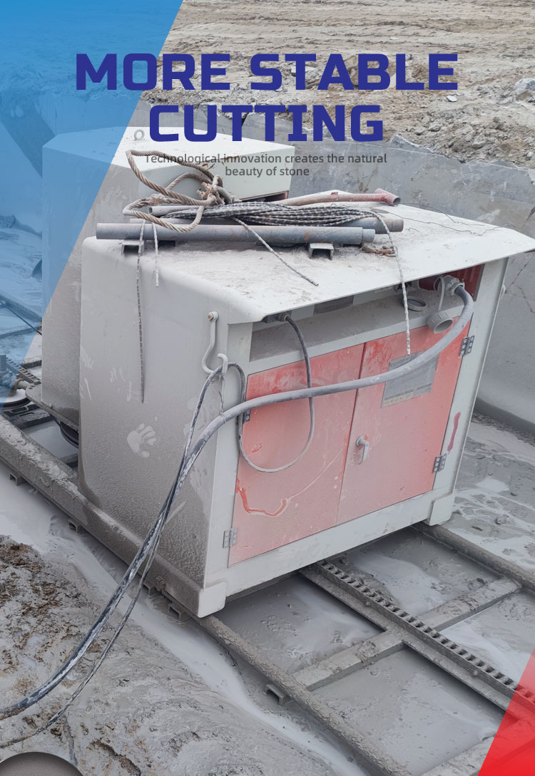 Small Diamond Saw Rope Machine Stone Wire Cutting Rock Cutting Wire Saw Machine Red
