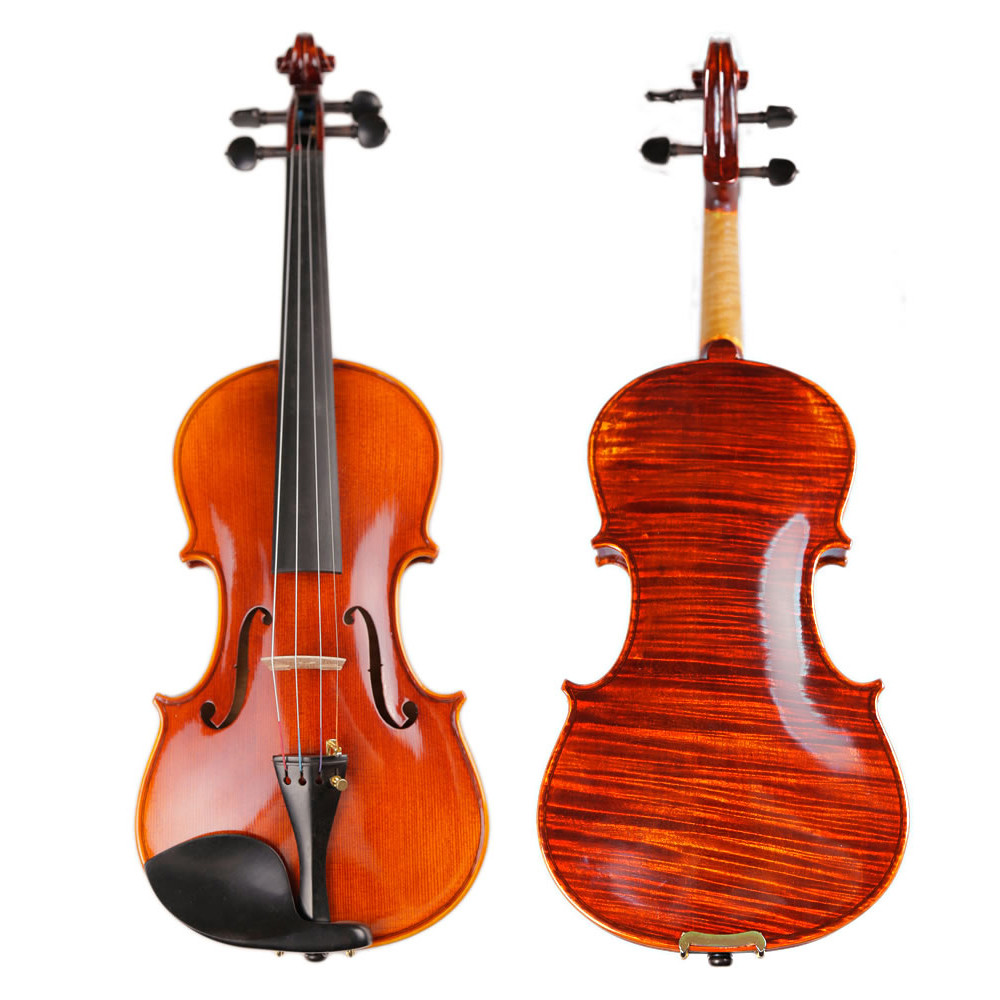 professional grade Violin Flame Maple Violin For Sale German old violin 4/4 china factory Why is China the largest manuf