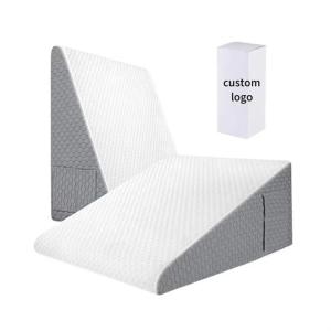 Quality Triangle Bed Wedge Pillow Knee Legs Relax Back Pain Relief Orthopedic Bed Wedge wholesale