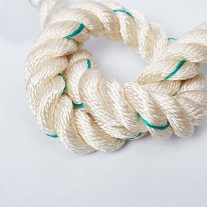 Quality Hawser Laid 3 Strand Polyester Rope 14mm , Polyamide 1 Inch 3 Strand Nylon Rope wholesale