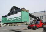 Diesel Reach Stacker For Container , Container power lift forklift 45 Tons Rated