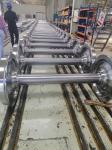 AAR Standard Rail Wheel Axle For Wagon And Passenger Car UIC TSI Certifications