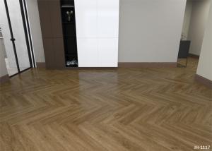 Quality Anti Slip Drop Click Herringbone SPC Flooring Waterproof Oak Vinyl Plank wholesale