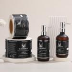 Cosmetic Beverage Bottles Transparent Cosmetic Labels BOPP Uv Resistant Labels