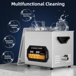240W Professional-Grade Ultrasonic Cleaner with Degas Semi Modes 10L Capacity