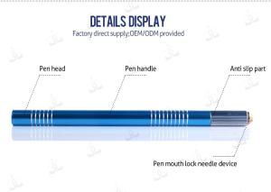 Quality Embroidery Metal Aluminum Eyebrow Pen For Microblading Permanent Makeup wholesale