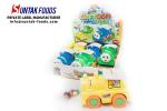 Child Novelty Candy Toys Train In Display Box / Colorful Jelly Bean Candy