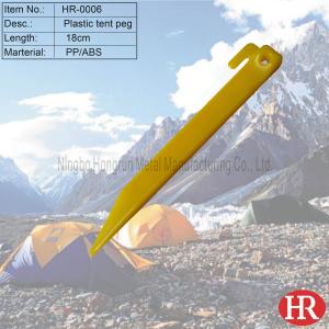 Quality 7 inch plastic tent pegs tent stakes tent nails wholesale