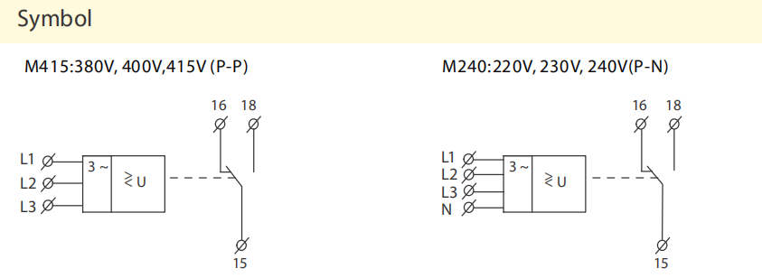 DV2-3SM415 Relays LCD Display Relays Three Phase Loss Phase Reversal Phase Asymmetry Voltage Protecter 415V