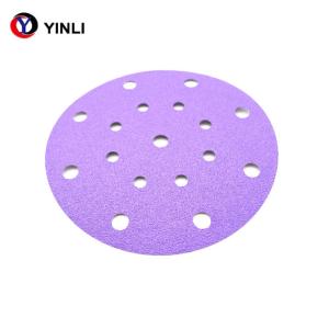 Quality 125mm 5 Inch 80 Grit Hook And Loop Sandpaper For Car Surface Polishing wholesale
