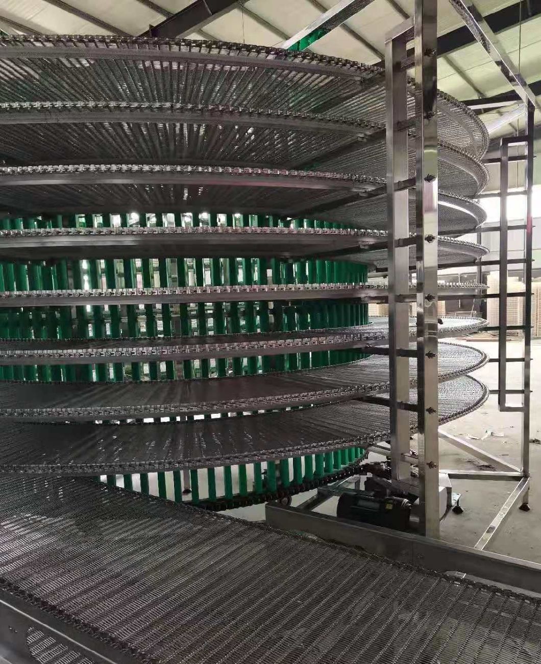 China Factory Manufacturer Croissant Bread Spiral Cooler Tower Sale