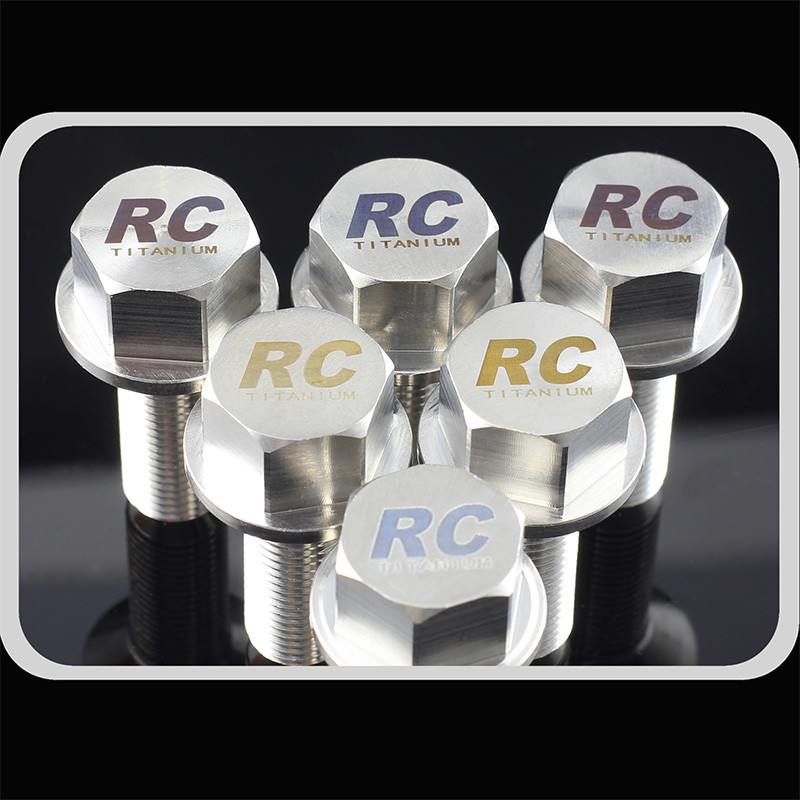 Black Close End GR5 Titanium Lug Nuts M12x1.25 M12x1.5 M14x1.5 M14x1.25 With PVD Coating