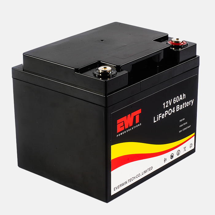 12V LFP Anode Material Lithium Iron Phosphate Battery IFR32700 12.8V 60Ah for Electric Power Systems