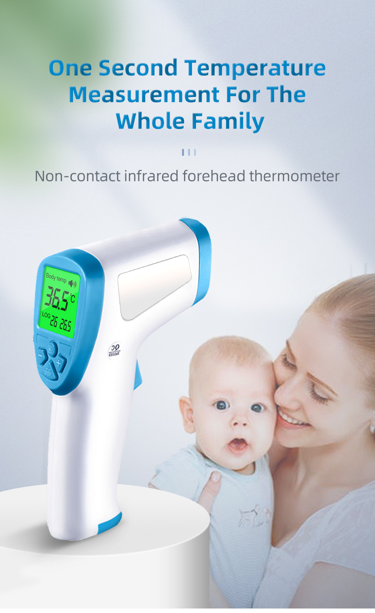 No Touch Digital Forehead Thermometer Adult Professional Medical Thermometer