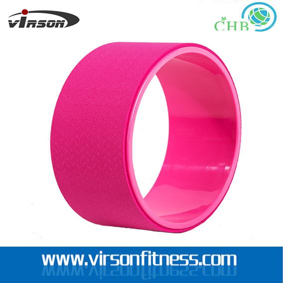 Ningbo virson wholesales pvc yoga wheel yoga sports accesspries wheel fitnees