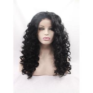 Quality Wholesale Price Deep Wave Synthetic Lace Front Wigs For Afro Women wholesale