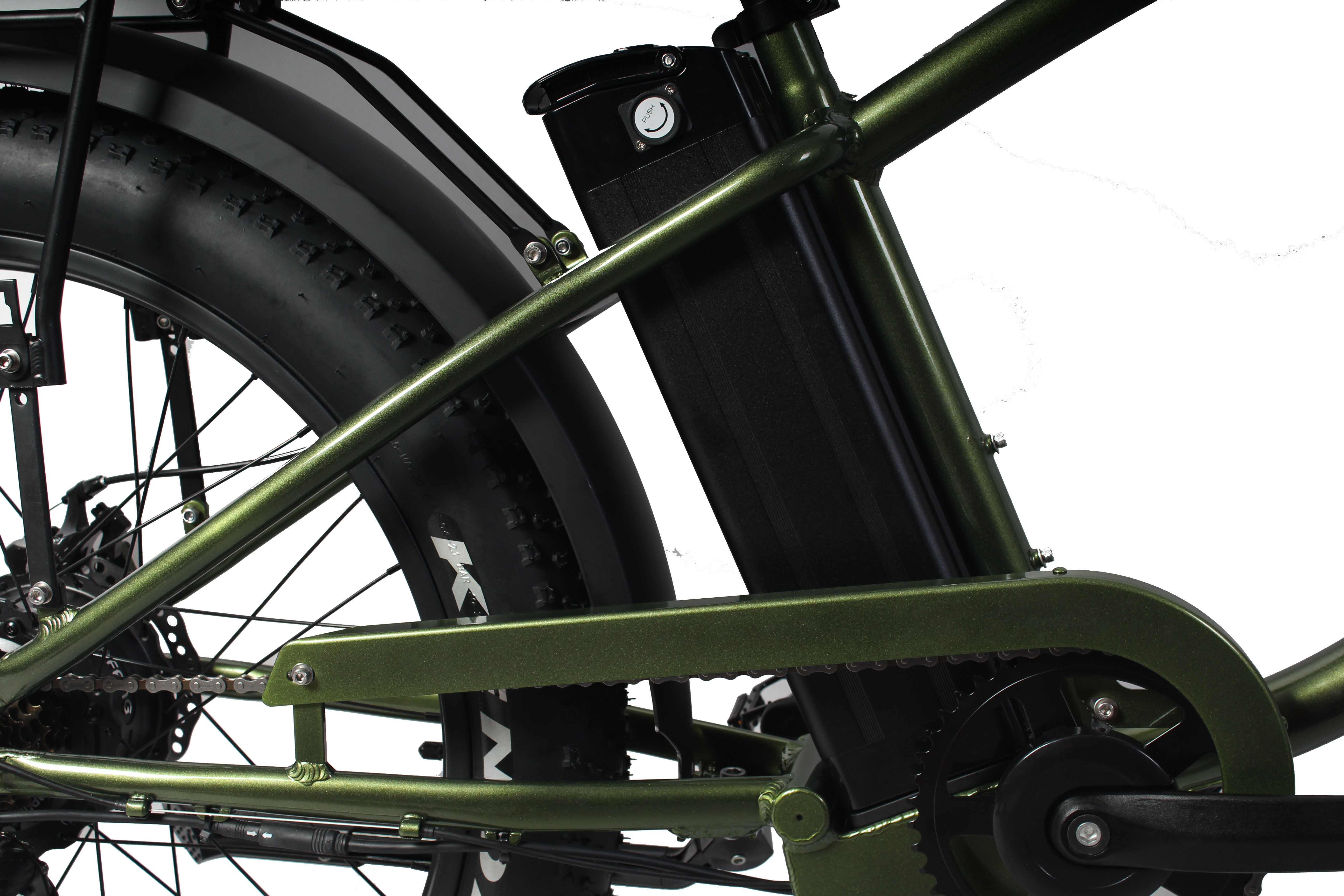 High Torque Fat Tire E-bike 750W Hub Motor 13AH Battery Capacity 45KM Travel Distance