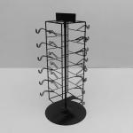 4 Sides Metal Counter Display Stands Rotational For 36pcs Glasses