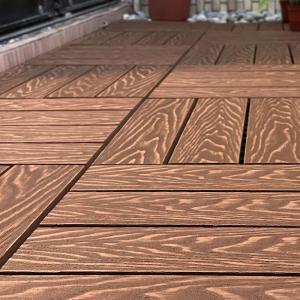 Quality Residential hardwood Interlocking Patio Tiles Rotproof Wood Floor Tiles wholesale