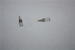 Steel Black / Chrome Metal Mounting Brackets