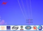Q345 3mm Thickness Steel Utility Pole 169 Kv Distribution Transmission Line