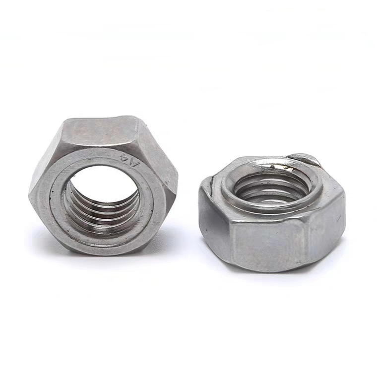 M3 M4 M6 M8 M10 DIN929 Weld Nut with ISO9001 2008 Certificate in Stainless Steel 304