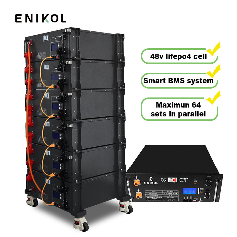 Rack Mounted Battery Pack 48V 100AH Solar Battery Lithium Lifepo4 5kwh