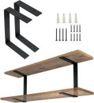 Powder Coated Steel Heavy Duty DIY Shelf Bracket for Farmhouse Style Floating