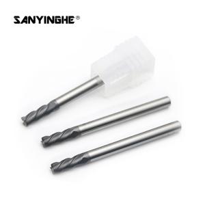Quality 3mm 4mm Carbide Corner Radius End Mill High Speed Cutting Tool wholesale