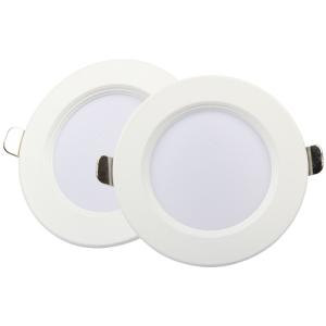Quality Round Aluminum Plastic Trimless Fire Rated Led Downlight OEM 4000K wholesale